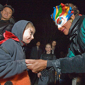 Un Cirque sinistre le soir de l'Halloween à Rideau Hall