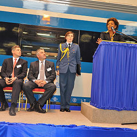 Visite de l’usine d’assemblage de wagons de Bombardier