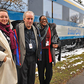 Visite de l’usine d’assemblage de wagons de Bombardier