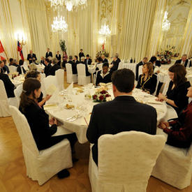 Dîner d’État offert par le président de la République slovaque