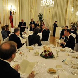 State dinner hosted by the President of the Slovak Republic