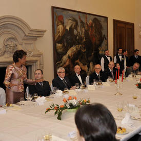 Dîner traditionnel offert par le gouverneur de la région de la Moravie du Sud