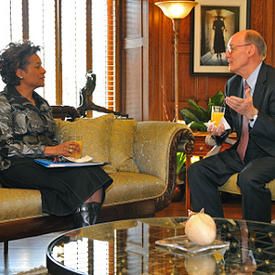 Rencontre avec le représentant spécial du Secrétaire général des Nations Unies à Haïti