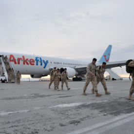 The Governor General welcome troops home from Afghanistan