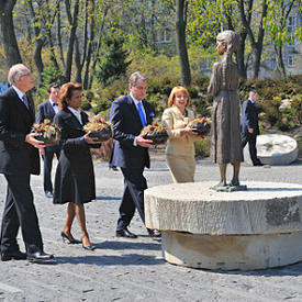 UKRAINE - Act of Commemoration at the Holodomor Memorial Monument