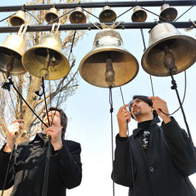 UKRAINE - Act of Commemoration at the Holodomor Memorial Monument