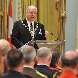 Cérémonie d’investiture de l’Ordre du mérite des corps policiers