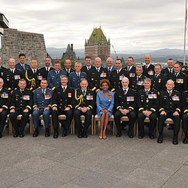 Meeting with the Armed Forces Council at the Citadelle of Québec