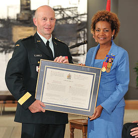 Meeting with the Armed Forces Council at the Citadelle of Québec