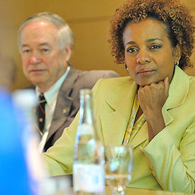 Discussion at the Centre d’études nordiques at Université Laval