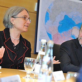 Discussion at the Centre d’études nordiques at Université Laval