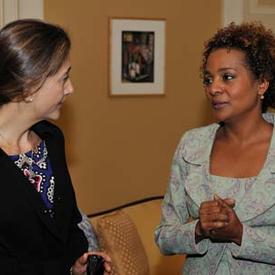 Meeting between the Governor General and Ms. Ingrid Betancourt  at Rideau Hall