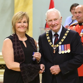 Cérémonie d'investiture de l'Ordre du mérite des corps policiers