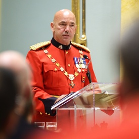 Cérémonie d'investiture de l'Ordre du mérite des corps policiers