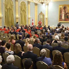 Cérémonie d'investiture de l'Ordre du mérite des corps policiers