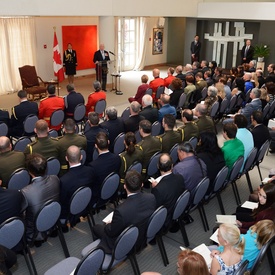 Remise de distinctions honorifiques à la Citadelle de Québec