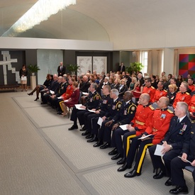 Remise de distinctions honorifiques à la Citadelle de Québec