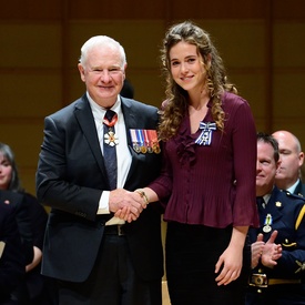 Presentation of Honours in Vancouver