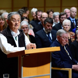 Presentation of Honours in Vancouver