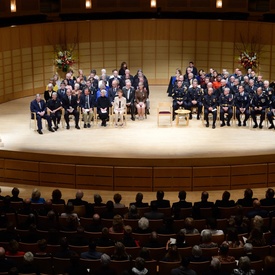 Presentation of Honours in Vancouver