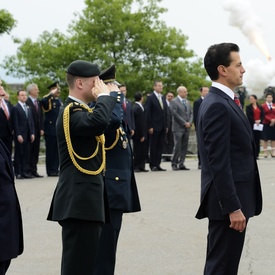 Visite d'État - Président du Mexique - Cérémonie d'accueil officielle