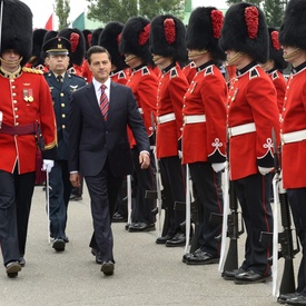 Visite d'État - Président du Mexique - Cérémonie d'accueil officielle