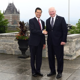 Visite d'État - Président du Mexique - Cérémonie d'accueil officielle