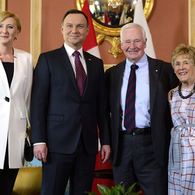 Rencontre avec le président de la Pologne