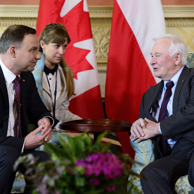 Rencontre avec le président de la Pologne