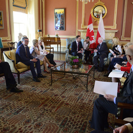 Rencontre avec le président de la Pologne