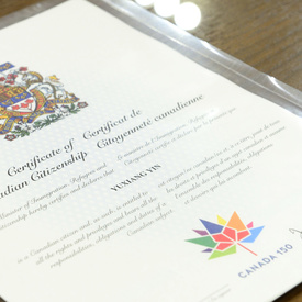 Citizenship Ceremony at Rideau Hall