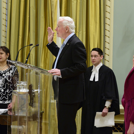 Cérémonie de citoyenneté à Rideau Hall