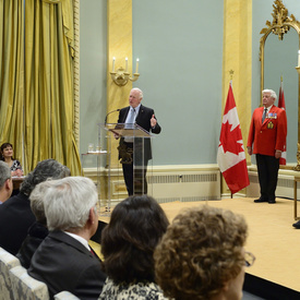 Cérémonie de citoyenneté à Rideau Hall