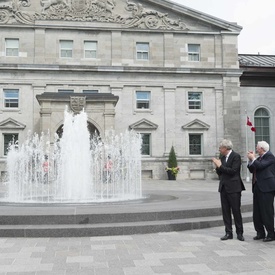 Inauguration of the New Rideau Hall Forecourt