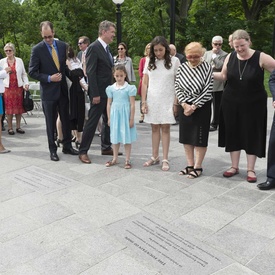 Inauguration of the New Rideau Hall Forecourt