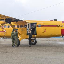 The Governor General arrived in the Hamlet of Pangnirtung, in Nunavut, to meet with members of the community. She will be in Canada’s Arctic, from August 30 to September 1, 2018, where she will also be boarding the Canadian research icebreaker CCGS Amunds