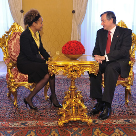 Rencontre avec le président de la République de Slovénie