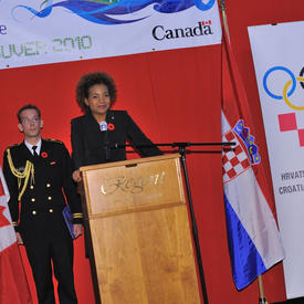 VISITE D'ÉTAT EN RÉPUBLIQUE DE CROATIE - Réception avec les représentants des comités croates des Jeux olympiques et paralympiques 