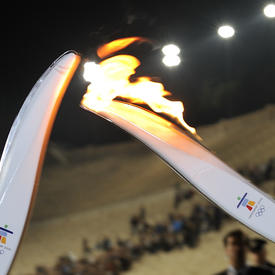 STATE VISIT TO THE HELLENIC REPUBLIC - Olympic Flame Handover Ceremony in Athens