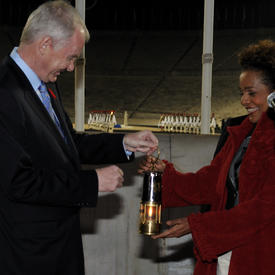 STATE VISIT TO THE HELLENIC REPUBLIC - Olympic Flame Handover Ceremony in Athens