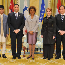 Présentation de lettres de créance à Rideau Hall