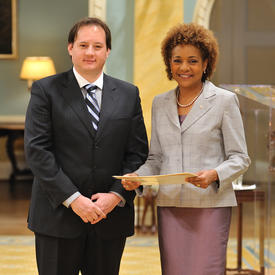 Présentation de lettres de créance à Rideau Hall