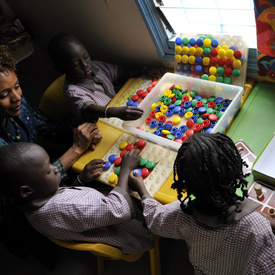 STATE VISIT TO SENEGAL - Visit to Daycare