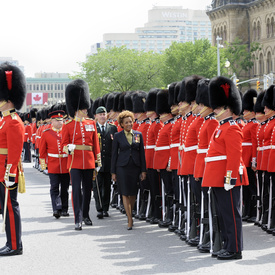 Inspection of the Ceremonial Guard