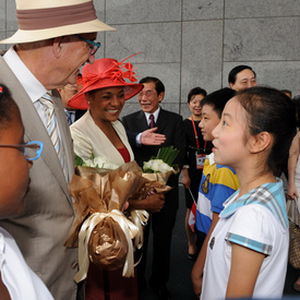 Official Welcoming Ceremony at Expo Shanghai 2010