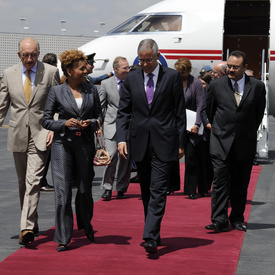 Arrival in Mexico City