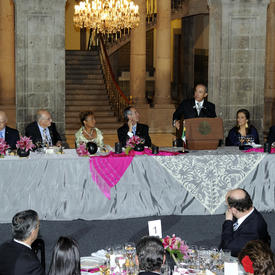 Dîner officiel en l’honneur du bicentenaire des États-Unis du Mexique 