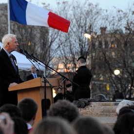 Cérémonie spéciale la veille du Jour de la bataille de la crête de Vimy