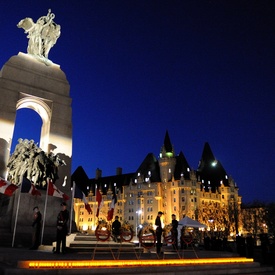 Cérémonie spéciale la veille du Jour de la bataille de la crête de Vimy