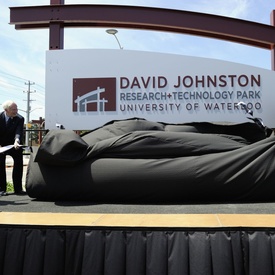 Naming of the David Johnston Research & Technology Park